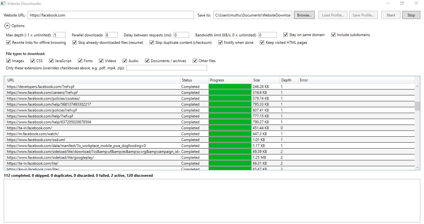 Screenshot